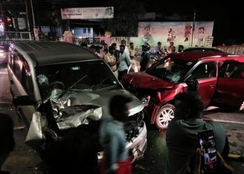 ചെങ്ങന്നൂരിൽ നാല് വാഹനങ്ങൾ കൂട്ടിയിടിച്ചു; ഒരു മരണം