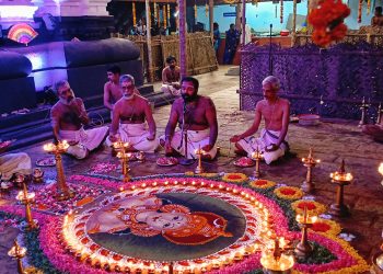 ശുകപുരം ശ്രീ ദക്ഷിണാമൂർത്തി ക്ഷേത്രത്തിലെ ഋഗ്വേദ ലക്ഷാർച്ചന 15 നു സമാപിക്കും