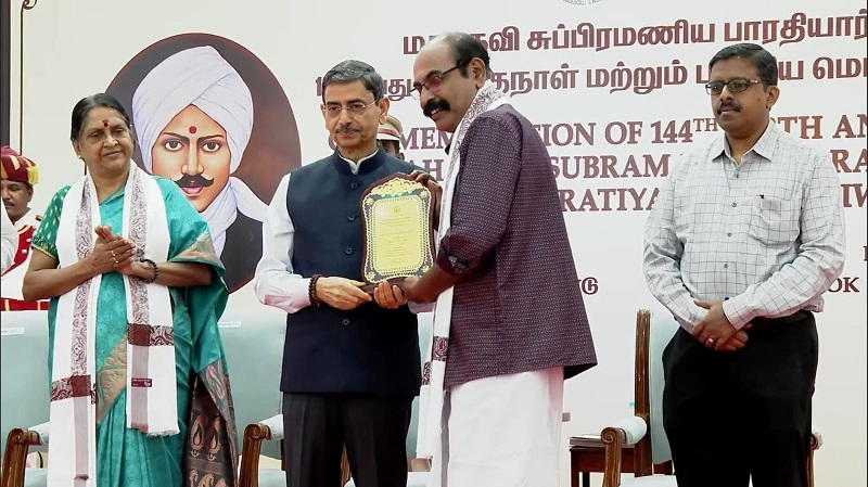 കളമ്പൂർ ബാബുരാജിന് തമിഴകത്തിൻ്റെ  ആദരം